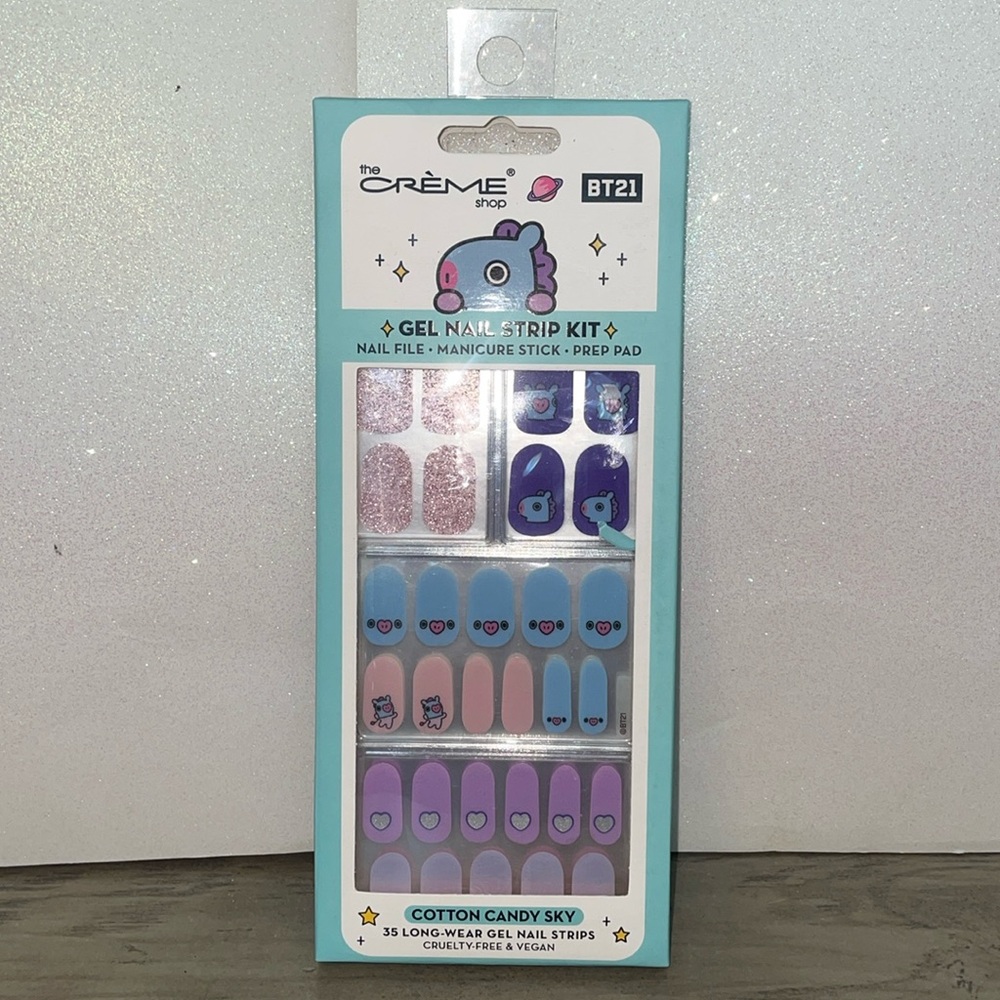 The Créme Shop BT21 KIT 35 LONG WEAR GEL NAIL STRIPS